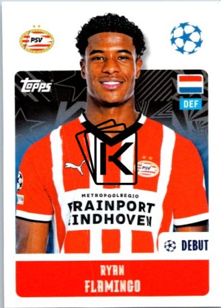 2024-25 Topps Champions League 299 Ryan Flamingo (PSV Eindhoven)