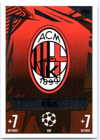 Fotbalová kartička 2023-24 Topps Match Attax UEFA Club Competitions 343 AC Milan