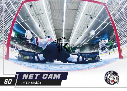 hokejová kartička 2021-22 SportZoo Tipsport Extraliga Serie 2 Net Cam NC-02 Petr Kváča HC Bílí Tygři Liberec