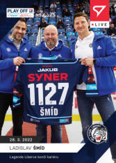 Hokejová kartička SportZoo 2021-22 Live L-128 Ladislav Šmíd HC Bílí Tygři Liberec /48