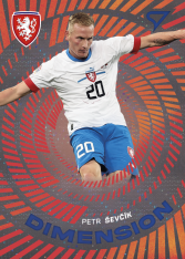 fotbalová kartička 2024 SportZoo Hrdí Lvi Dimension level 3 DM-15 Petr Ševčík
