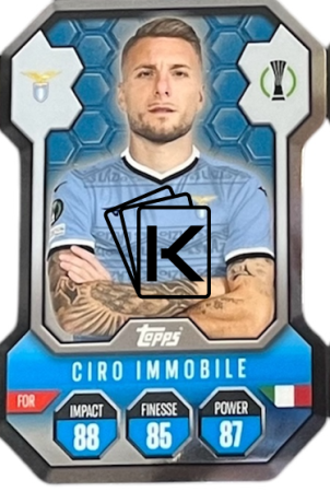 fotbalová kartička 2024-25 Topps Match Attax UEFA Club Competitions Topps Chrome Pro Elite SH17 Ciro Immobile
