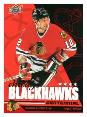 2025-26 Upper Deck Centennial Chicago Blackhawks 45 Duane Sutter