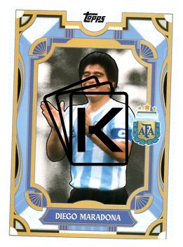fotbalová kartička 2024-25 Topps Argentina Argentine Tango 35 Diego Maradona