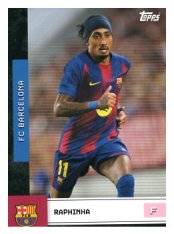 fotbalová kartička 2025-26 Topps Team set FC Barcelona First Team 12 Raphinha