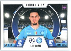 2023-24 Topps Match Attax EXTRA UEFA Club Competition Tunnel View 132 Eljif Elmas (SSC Napoli)