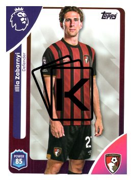 fotbalová kartička 2025-26 Topps  Premier League 39 Illia Zabarnyi (AFC Bournemouth)