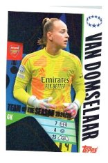 2025-26 Topps Champions League 2024/25 UEFA Women's Champions League Team of the Season 15 Daphne van Domselaar (Arsenal)