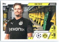 2023-24 Topps Match Attax EXTRA UEFA Club Competition Managers 58 Edin Terzić (Borussia Dortmund)