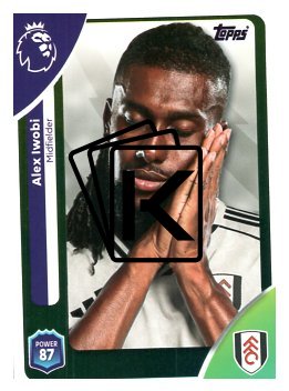 fotbalová kartička 2025-26 Topps  Premier League 154 Alex Iwobi (Fulham)