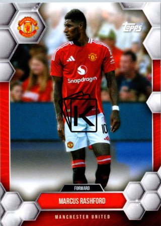 fotbalová kartička 2024-25 Topps Manchester United Fan Set 16 Marcus Rashford