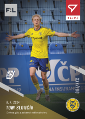 fotbalová kartička 2023-24 SportZoo Fortuna Liga Live L-35 Tom Slončík FC Zlín