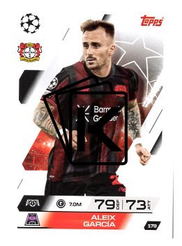 fotbalová kartička 2025-26 Topps Match Attax UCC 179 Aleix García (Bayer 04 Leverkusen)