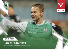 fotbalová kartička 2024-25 SportZoo Chance Liga Live L-40 Jan Chramosta Jablonec