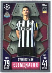 Fotbalová kartička 2023-24 Topps Match Attax UEFA Club Competitions 70	Sven Botman Newcastle United