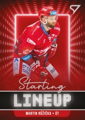 hokejová kartička 2021-22 SportZoo Tipsport Extraliga Serie 2 Starting Line Up SLU-04 Martin Rúžička HC Oceláři Třinec