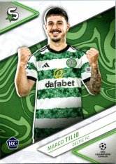 Fotbalová kartička 2023-24 Topps Superstars UEFA Club Competitions 42 Marco Tilio (Celtic FC) – RC