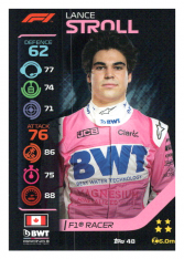 2020 Topps Formule 1 Turbo Attax 48 Lance Stroll BWT Racing Point