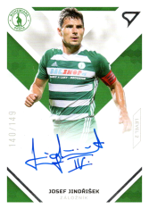 podepsaná fotbalová kartička SportZoo 2020-21 Fortuna Liga Signed Stars Level 2 SS2-04 Josef Jindřišek Bohemians Praha 1905 /149