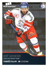 2019-20 Czech Ice Hockey Team 5 Tomáš Fillipi