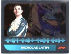 samolepka 2021 Topps Formule 1 Foil 214 Nicholas Latifi Williams