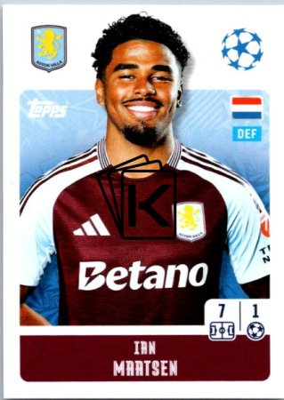 2024-25 Topps Champions League 69 Ian Maatsen (Aston Villa)