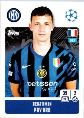 2024-25 Topps Champions League 188 Benjamin Pavard (FC Internazionale Milano)