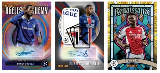 2024-25 Topps Merlin UEFA Club Competitions Hobby Box