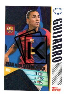 2025-26 Topps Champions League 2024/25 UEFA Women's Champions League Team of the Season 21 Patri Guijarro (FC Barcelona)