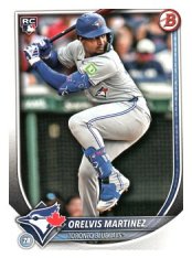 Baseballová karta 2025 Bowman 75 Orelvis Martinez, Toronto Blue Jays RC