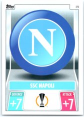 fotbalová kartička 2021-22 Topps Match Attax UEFA Champions 370 SSC Neapol Logo