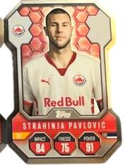 fotbalová kartička 2024-25 Topps Match Attax UEFA Club Competitions Topps Chrome Pro Elite SH18 Strahinja Pavlovic