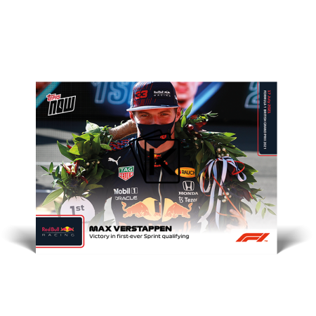 kartička Formule 1 Topps Now 2021 033 Max Verstappen Redbull Racing