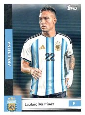 fotbalová kartička 2025-26 Topps Team Set Argentina 18 Lautaro Martínez
