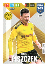 Fotbalová kartička Panini Adrenalyn XL FIFA 365 - 2020 Team Mate 199 Lukasz Piszczek Borussia Dortmund