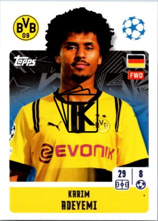2024-25 Topps Champions League 134 Karim Adeyemi (Borussia Dortmund)