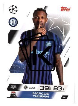fotbalová kartička 2025-26 Topps Match Attax UCC 261 Marcus Thuram (FC Internazionale Milano)