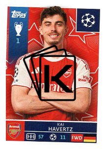 2025-26 Topps Champions League Arsenal FC 69 Kai Havertz