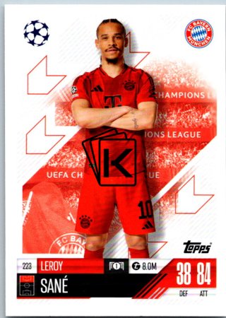 fotbalová kartička 2024-25 Topps Match Attax UEFA Club Competitions 223 Leroy Sane (FC Bayern München)