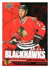 2025-26 Upper Deck Centennial Chicago Blackhawks 12 Brent Seabrook