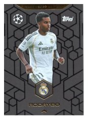 fotbalová kartička 2025-26 Topps Match Attax UCC Black Edge Edition BE4 Rodrygo (Real Madrid CF)