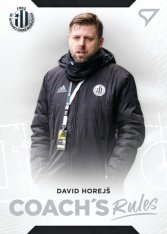 fotbalová kartička SportZoo 2020-21 Fortuna Liga Serie 2 Coach ´s Rules CR15 David Horejš SK Dynamo Budějovice