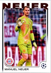 fotbalová kartička 2024-25 Topps UEFA Club Competitions Flagship 101 Manuel Neuer FC Bayern Munchen