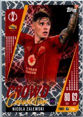 Fotbalová kartička 2024-25 Topps Match Attax EXTRA UEFA Club Competitions Crowd Connection 236 Nicola Zalewski (AS Roma)