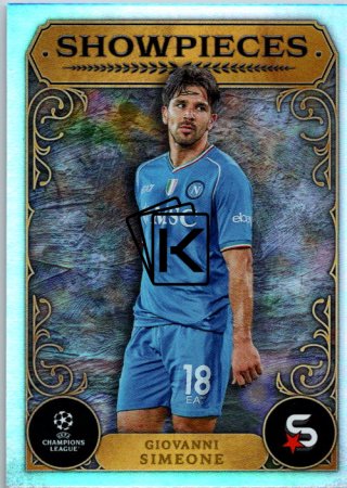 Fotbalová kartička 2023-24 Topps Superstars UEFA Club Competitions Showpieces 30 Giovanni Simeone (SSC Napoli