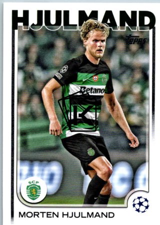 fotbalová kartička 2024-25 Topps UEFA Club Competitions Flagship 175 Morten Hjulmand Sporting Lisabon