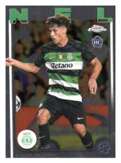 fotbalová kartička 2024-25 Topps Chrome 132 Rafael Nel, Sporting Clube de Portugal RC
