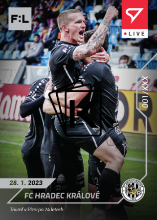 fotbalová kartička SportZoo 2022-23 Live L-064 FC Hradec Králové
