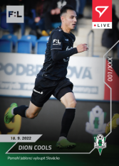 fotbalová kartička SportZoo 2022-23 Live L-041 Dion Cools FK Jablonec /31