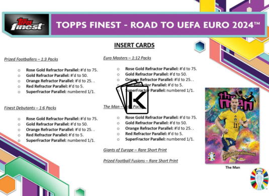 2024 Topps Finest Road to UEFA EURO Mini Hobby Box